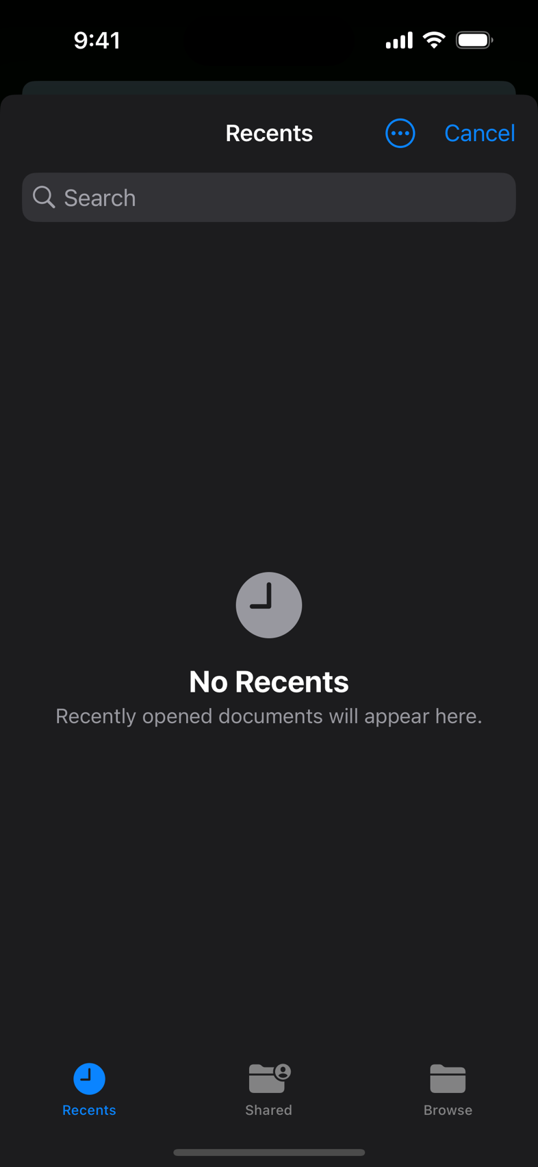 The import landing, and the file picker behind Choose a File.