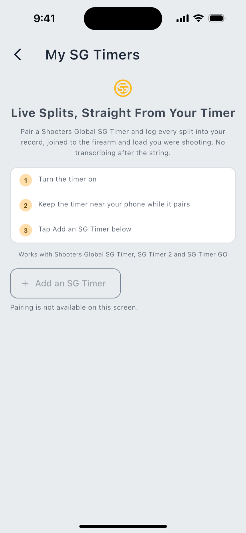My SG Timers.